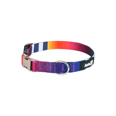 Нашийник для тварин AnimAll HL-C-T001A XS-3 1x20-30 см фіолетово-жовтогарячий (2000981198992)