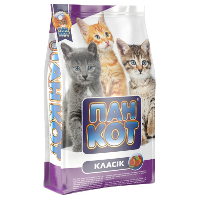Сухий корм для кішок Пан Кот Класик для кошенят 400 г (4820111140398)