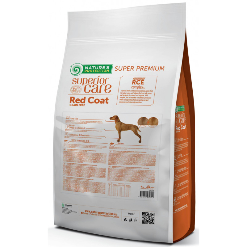Сухий корм для собак Nature's Protection Superior Care Red Coat Grain Free Salmon 4 кг (NPSC47234)