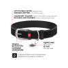 Нашийник для тварин WAUDOG Design з QR паспортом "Калина" XXS Ш 12 мм Д 18-24 см (чорний) (3601-0228-01)