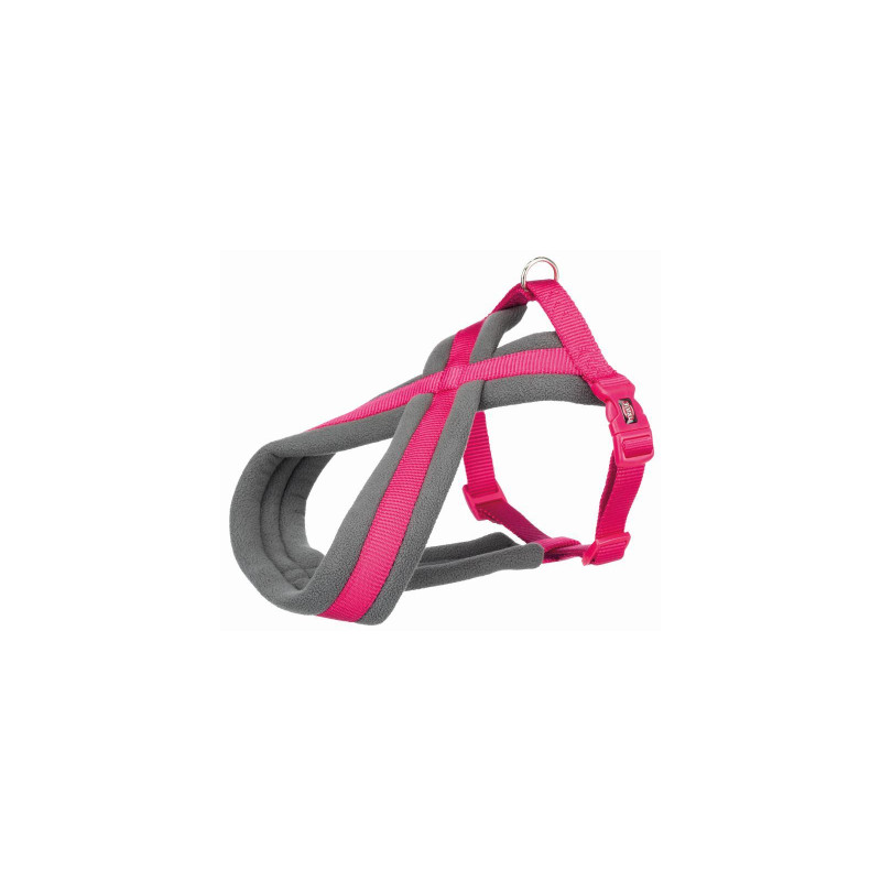Шлея для собак Trixie Premium турестична XS-S 30-55 см/15 мм рожева (4053032019799)