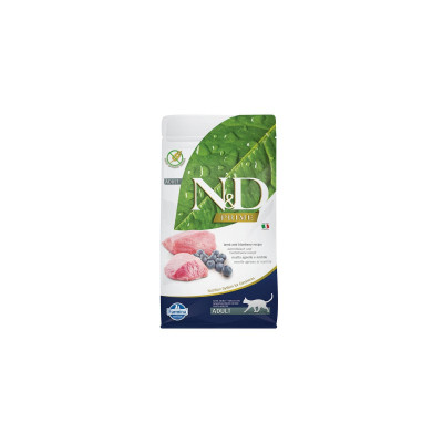 Сухий корм для кішок Farmina GRAIN FREE для дорослих кішок ягня, чорниця 10 кг (8010276024961)