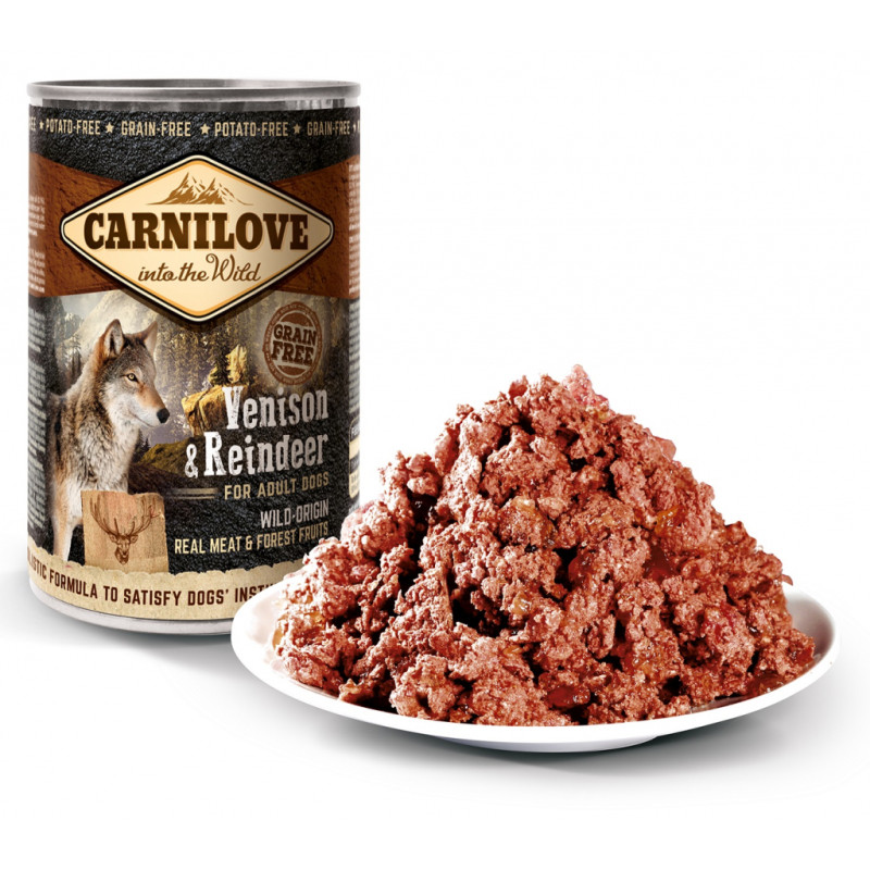 Консерви для собак Carnilove Dog з північним оленем 400 г (8595602511655)