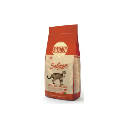 Сухий корм для кішок ARATON Salmon Adult All Breeds 15 кг (ART45647/ART47464)
