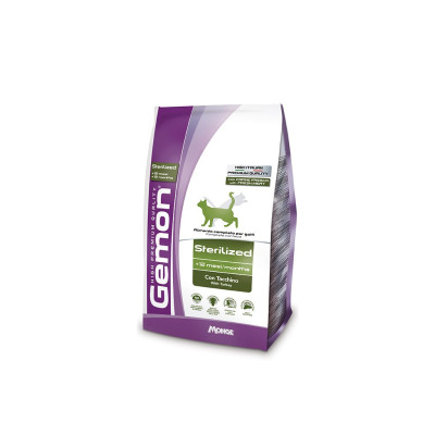 Сухий корм для кішок Gemon Cat Sterilised light stirility з індичкою 5 кг (8009470125546)