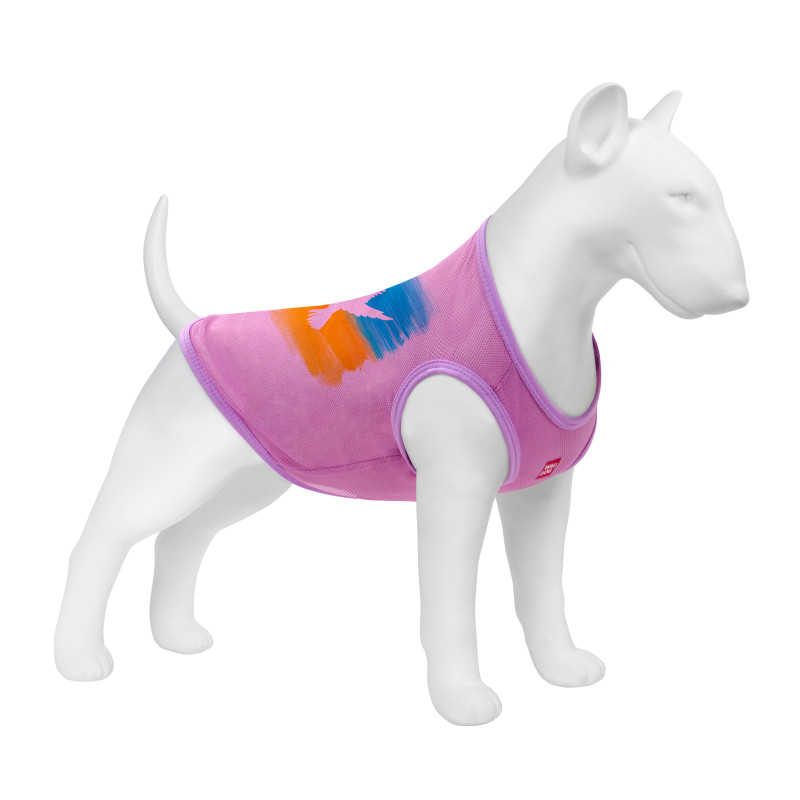 Борцівка для тварин WAUDOG Clothes "Прапор" сітка L рожева (303-0229-7)