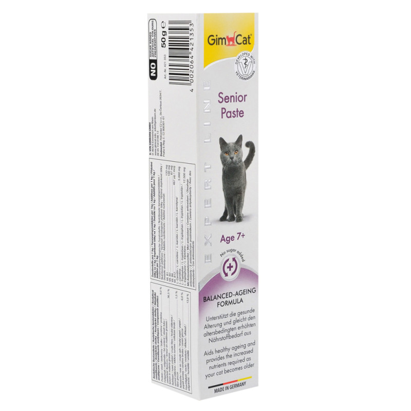 Паста для тварин GimCat Expert Line Senior для котів старше 7 років 50 г (4002064421124)