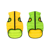 Курточка для тварин Airy Vest двостороння M 50 жовто-салатова (1628)