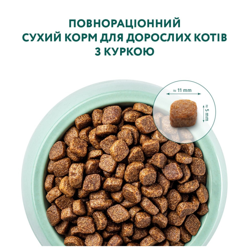 Сухий корм для кішок Optimeal зі смаком курки 200 г (4820215360180)