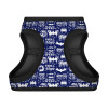Шлея для собак WAUDOG Clothes з QR паспортом "Бетмен біло-блакитний" XS3 (1003-4001)