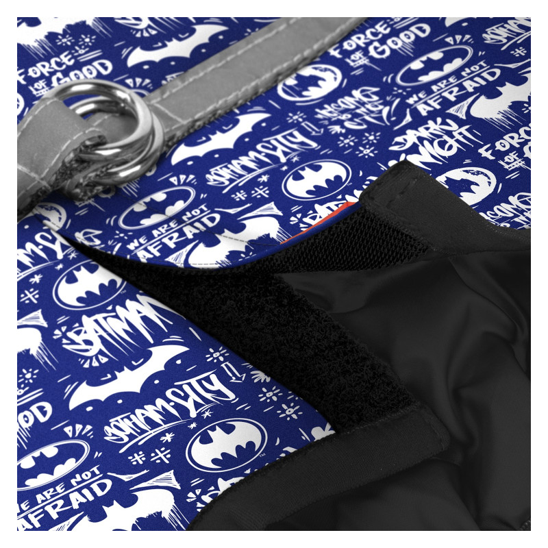 Шлея для собак WAUDOG Clothes з QR паспортом "Бетмен біло-блакитний" XS3 (1003-4001)