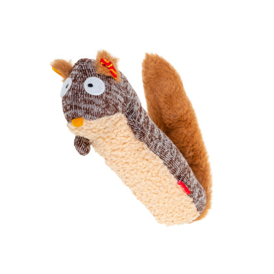 Іграшка для собак Collar GiGwi Plush Білка з пищалкою 29 см (75309)