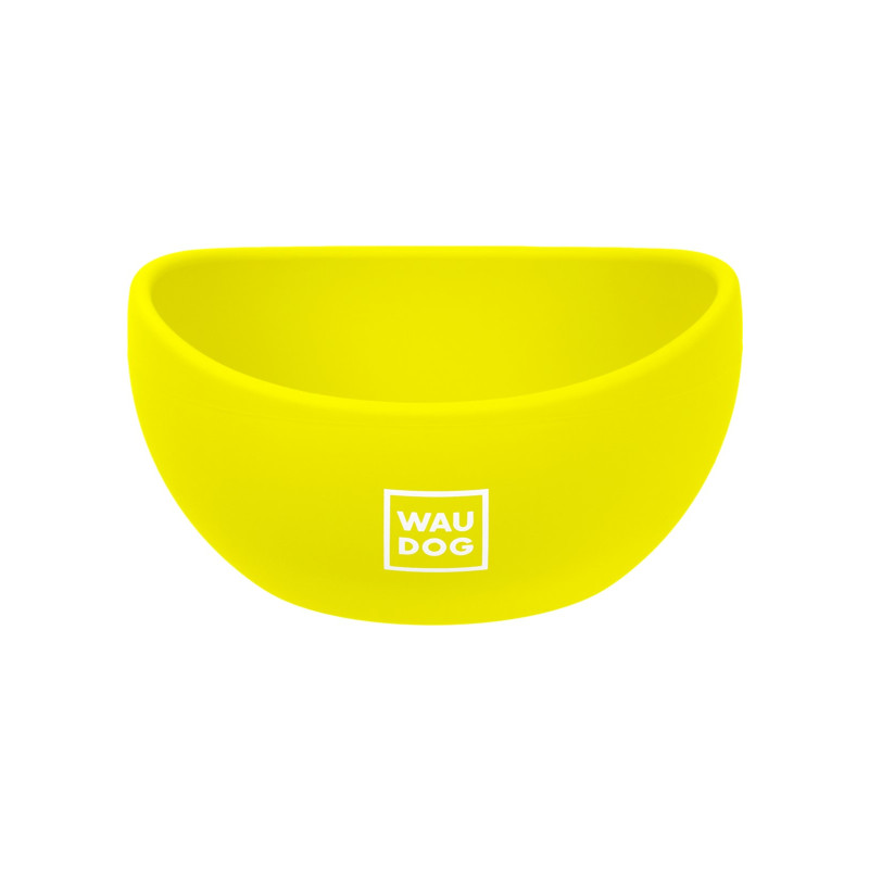 Посуд для котів WAUDOG Silicone Миска 250 мл жовта (50818)