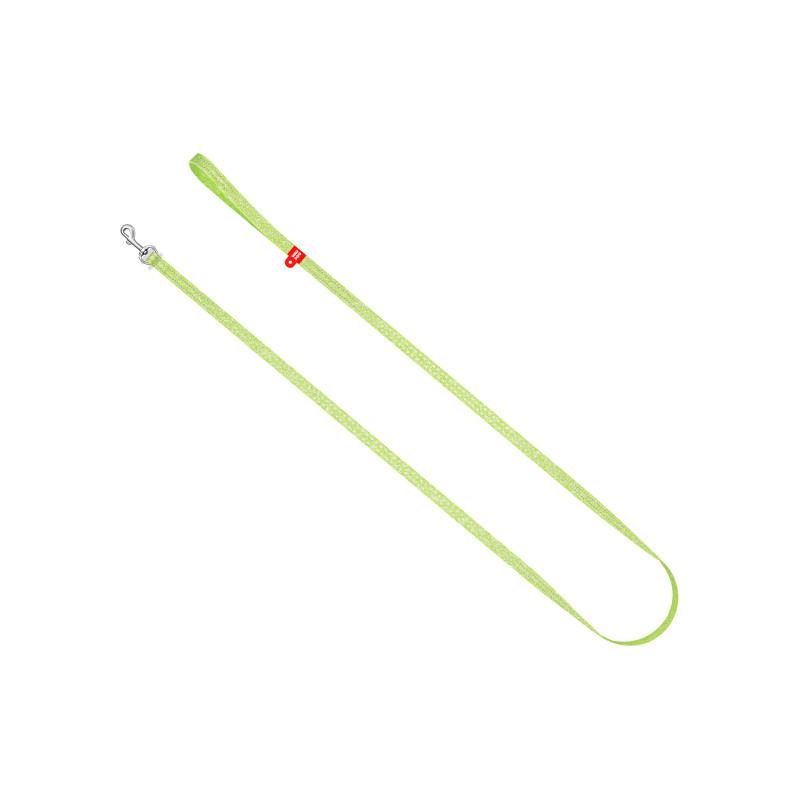 Повідок для котів WAUDOG Re-cotton світловідбивний XS 200х1 см салатовий (16445)