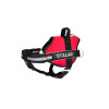 Шлея для собак Dog Extreme Police N4 з ліхтариком 70-100 см червона (07073)