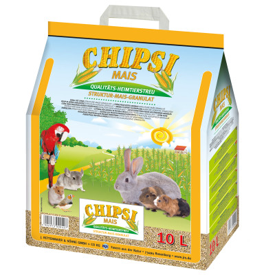 Наповнювач для гризунів Chipsi Mais Кукурудзяний вбирний 10 л (4002973000427)