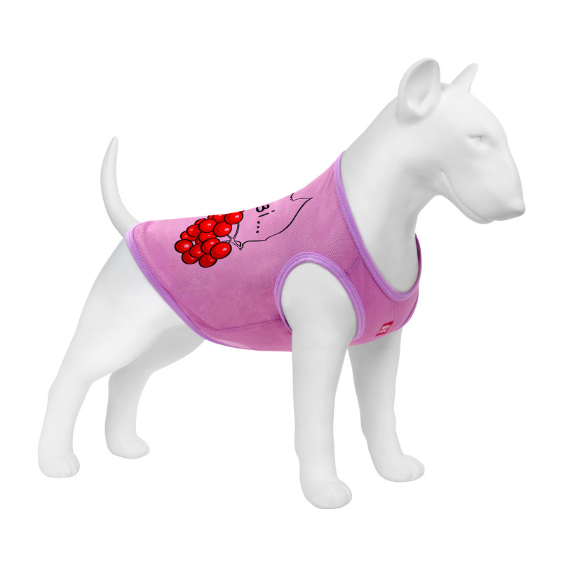 Борцівка для тварин WAUDOG Clothes "Калина" сітка S рожева (301-0228-7)