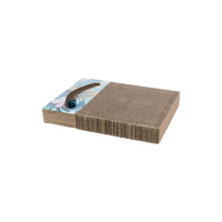 Дряпка (кігтеточка) для котів Trixie картонна з м'ячиками та м'ятою 38×5×30 см (4011905480060)