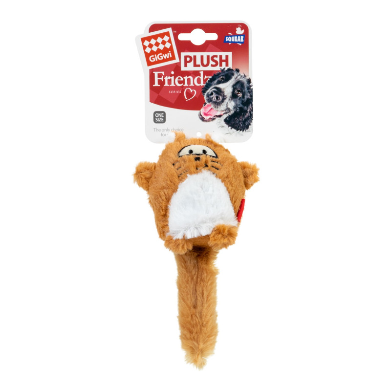 Іграшка для собак GiGwi Plush Лисиця з великою пищалкою 18 см (75220)