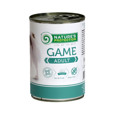 Консерви для собак Nature's Protection Adult Game 400 г (KIK45093)