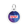 Адресник для тварин WAUDOG Smart ID з QR паспортом "NASA21", коло 30 мм (230-0148)