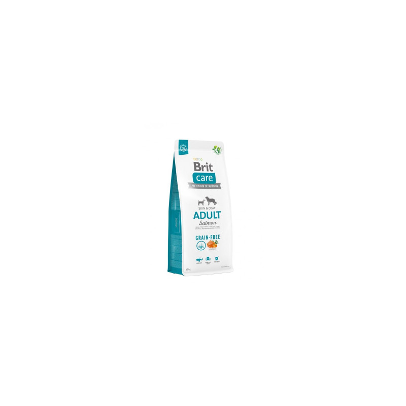 Сухий корм для собак Brit Care Dog Grain-free Adult для малих і середніх порід з лососем 12 кг (8595602558834)