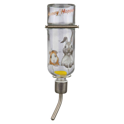 Поїлка для гризунів Trixie Honey & Hopper 250 мл (скло) (4011905604466)