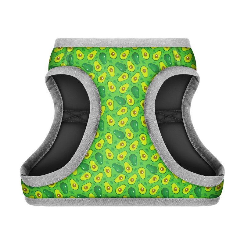 Шлея для собак WAUDOG Clothes з QR паспортом "Авокадо" S2 (2966)