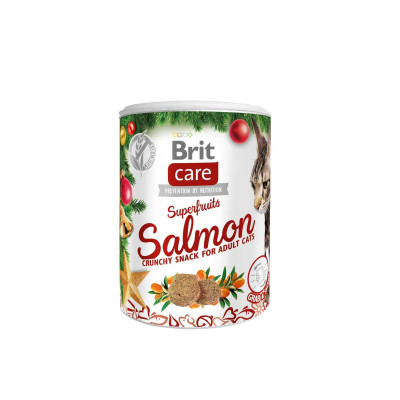 Ласощі для котів Brit Care Cat Superfruits 100 г (лосось та обліпиха) (8595602558568)