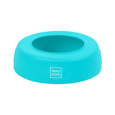 Посуд для собак WAUDOG Silicone Миска-непроливайка 1 л блакитна (50792)