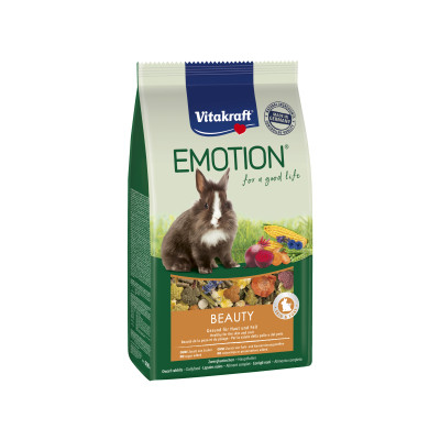 Корм для гризунів Vitakraft Emotion Beauty Selection Adult для кроликів 600 г (4008239314550)