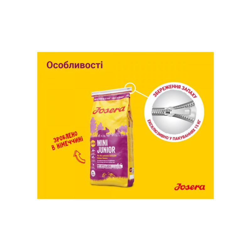 Сухий корм для собак Josera Mini Junior 15 кг (4032254744290)