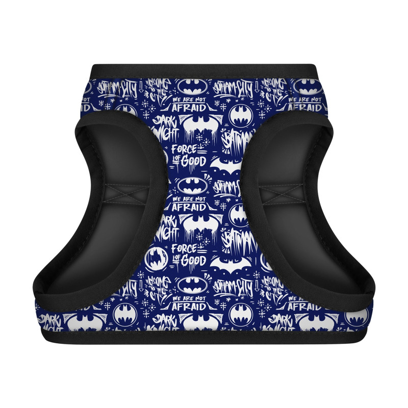 Шлея для собак WAUDOG Clothes з QR паспортом "Бетмен біло-блакитний" XS4 (1004-4001)