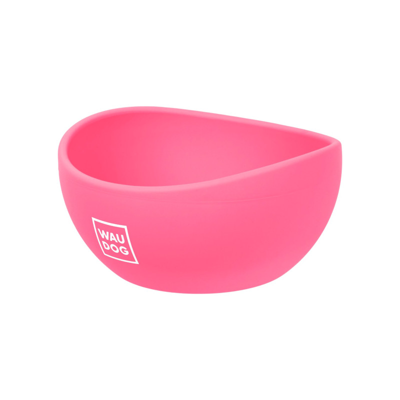 Посуд для котів WAUDOG Silicone Миска 250 мл рожева (50817)