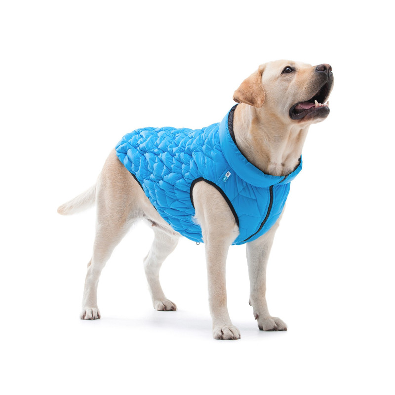 Курточка для тварин Collar AiryVest UNI двостороння S 33 блакитно-чорна (2526)