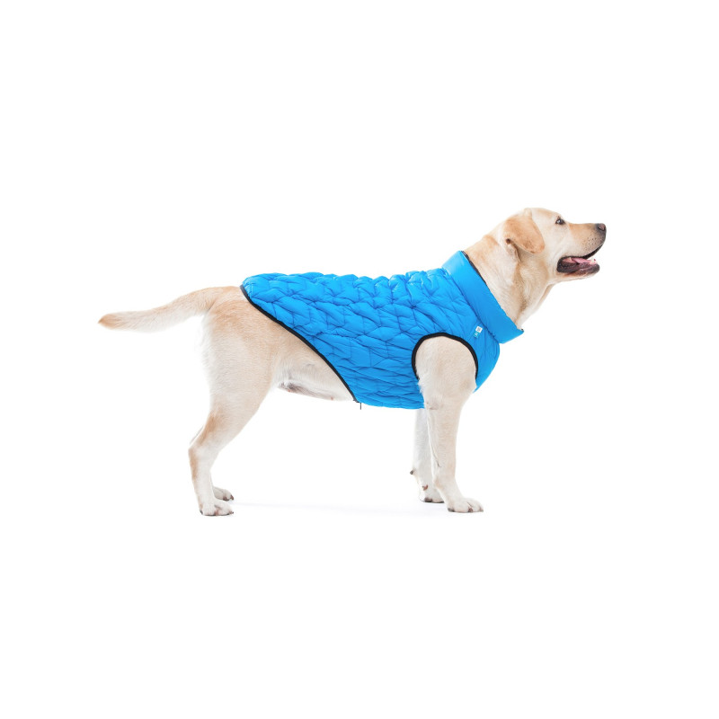 Курточка для тварин Collar AiryVest UNI двостороння S 33 блакитно-чорна (2526)