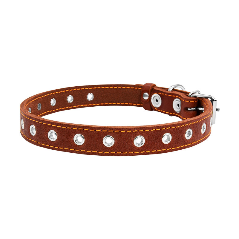 Нашийник для тварин Collar безрозмірний 20 мм 50 см (коричневий) (01516)