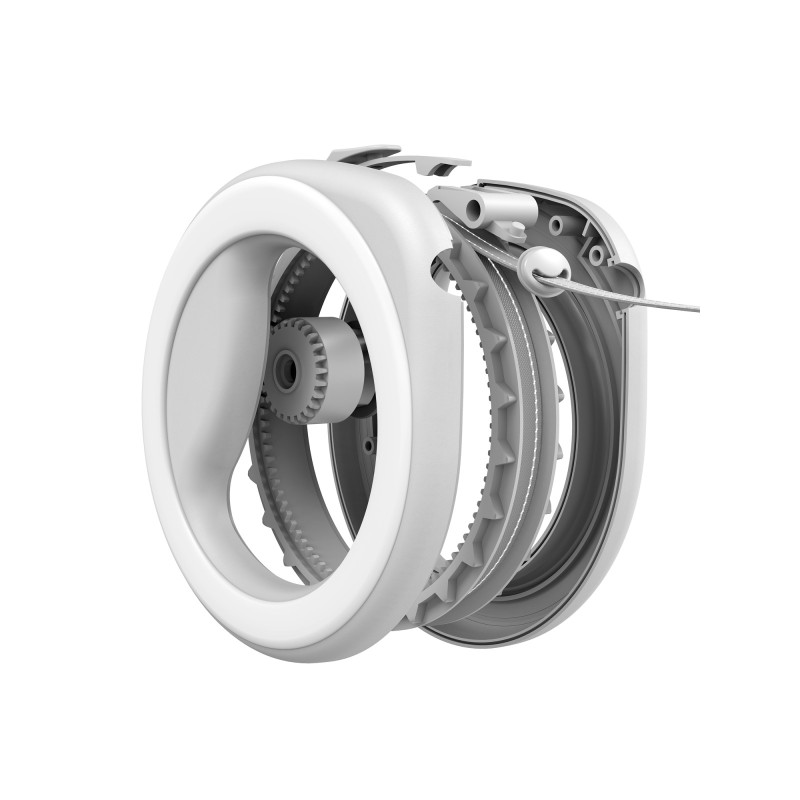 Повідок для собак WAUDOG R-leash світловідбиваюча стрічка XS-M до 40 кг 2.9 м білий (812715)