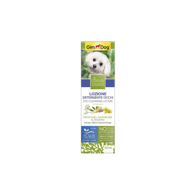Лосьйон для тварин GimDog Natural Solutions GimDog для догляду за гігієною очей 50 мл (4002064504841)