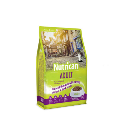 Сухий корм для кішок Nutrican Adult Cat зі смаком курки 2 кг (nc513376)