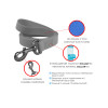 Повідок для собак WAUDOG Waterproof S Ш 15 мм Д 305 см салатовий (27385)